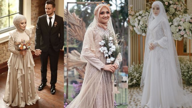 Gaun Pengantin Muslimah Modern